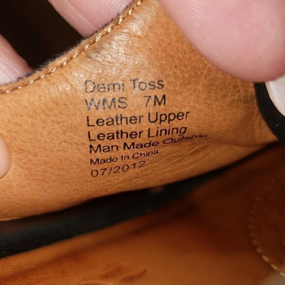 Gentle souls Demi Toss Black leather  shoes - Picture 8 of 8